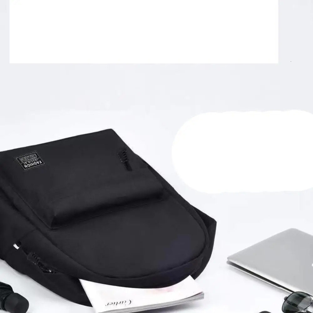 Trendy Mens Minimalist Backpack Versatile Backpack Large Capacity Student Backpack Computer Travel Bag Washable Backpack 241225