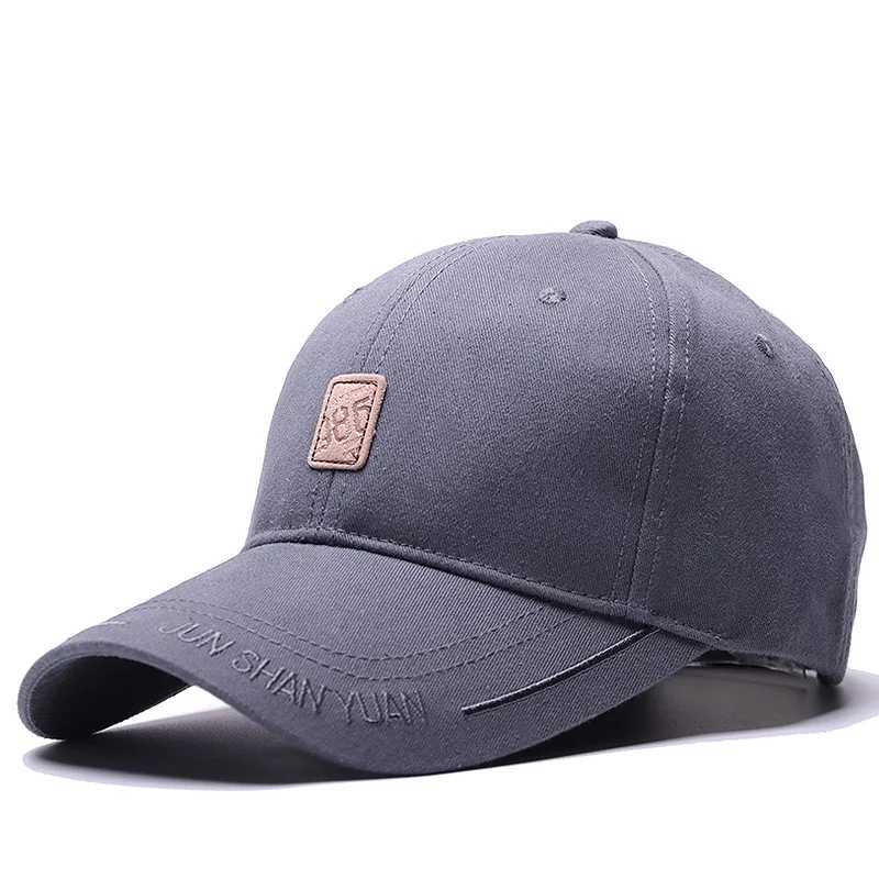 56-60 60-65 cm large head mens shoulder leather hat cool hip-hop hat mens cotton plus size baseball cap W241225