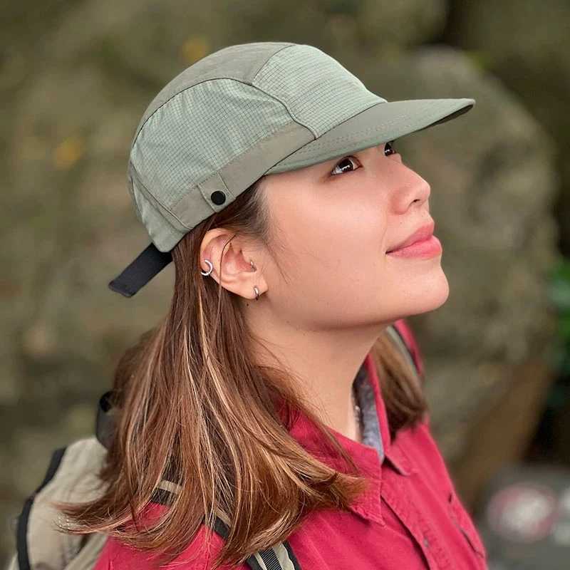 Japanese retro solid quick drying baseball cap new unisex outdoor breathable montage sun hat W241225