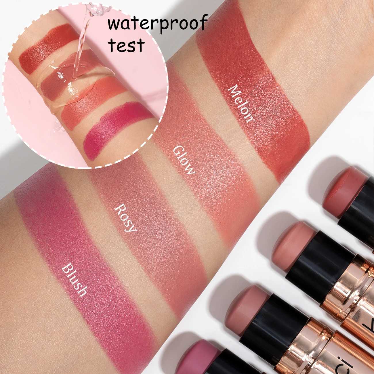 High Pigment B Stick Lightweight Non-Greasy Waterproof Long-Lasting Contouring Eyeshadow Cheek Lip Stick Multi-Use MakeupXJ241225