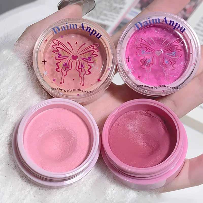 6 Colors Butterfly Girl B Cream Matte Natural Makeup B Palette Cheek Contour Ber Mud Monochrome Peach Rouge TintXJ241225