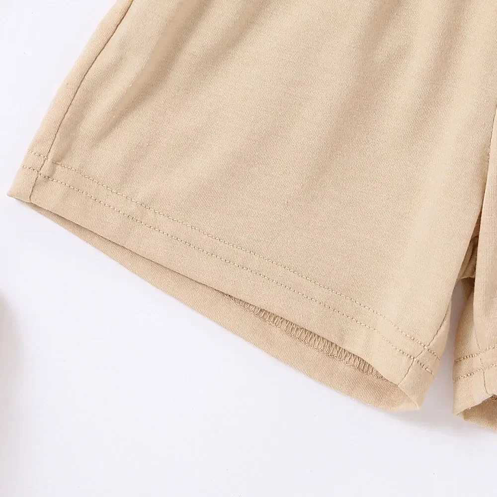 Clothing Sets Summer Children Boys Girls Clothes Suits 0-6Y Childrens Alphabet Printed Set Cotton Short Sleeve Shorts Set Kids ClothesY241225TQ9S