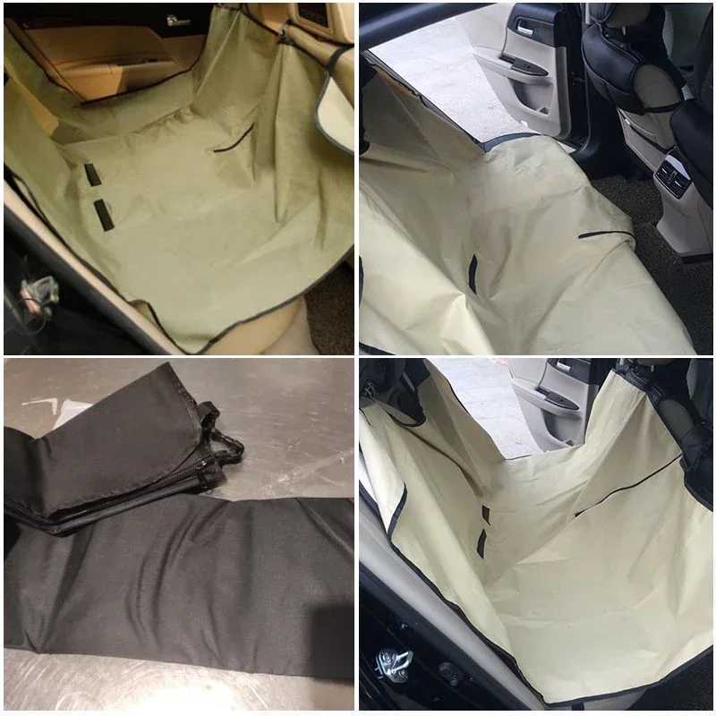 Dog Car Seat Covers Dog Car Seat Cover Waterproof Pet Carrier Backseat Cushion Mat for Dogs Folding Cat Hammock Trunk Rear Back Seat H250211