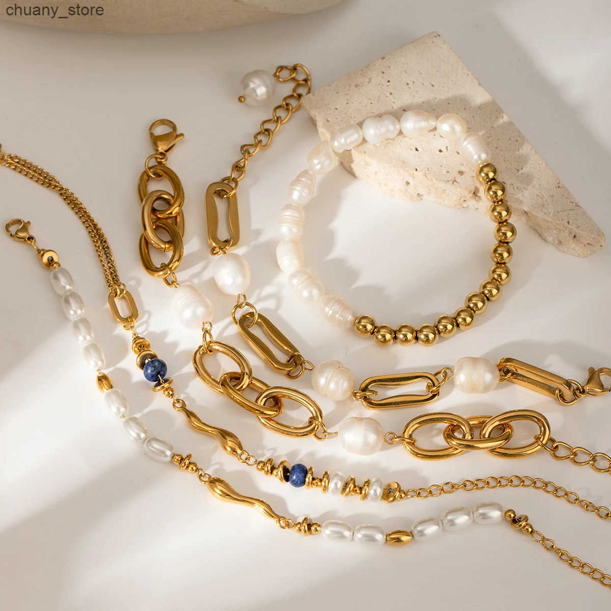 Chain Uworld Coin Pearl Gift for Her Baroque Pearl Wedding Jewelry Elegant Pearl Modern Jewelry L240910