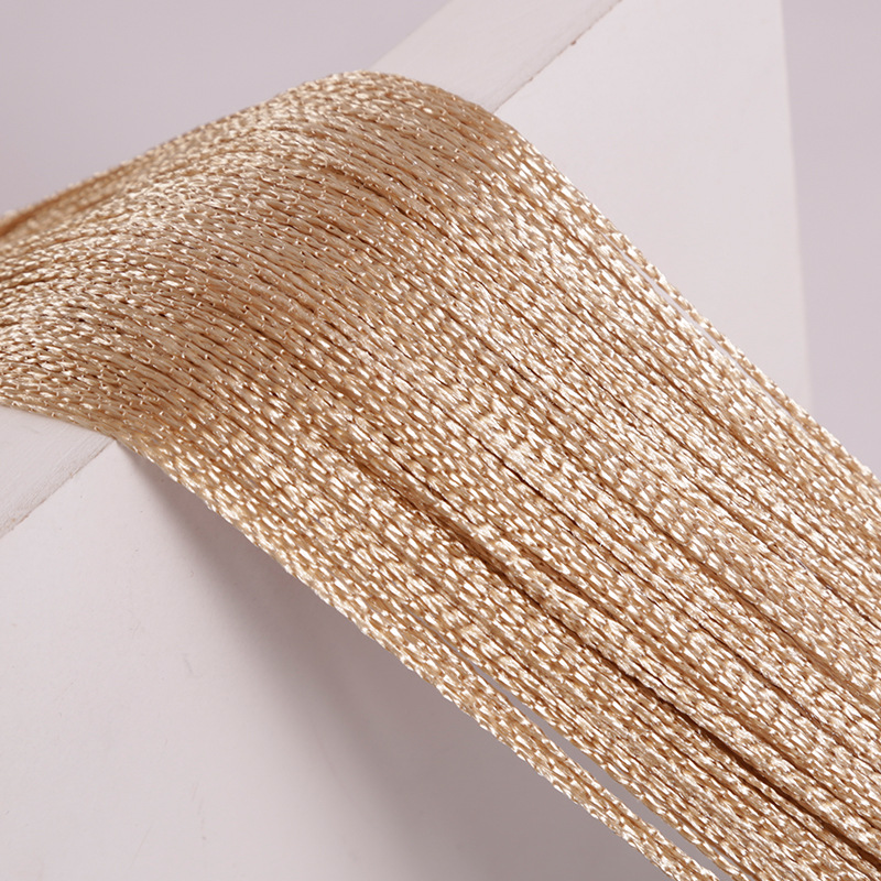 Wedding Decorations 2M*1M String Curtain Panels Door Fly Screen Hanging Beaded Curtains Room Divider Net