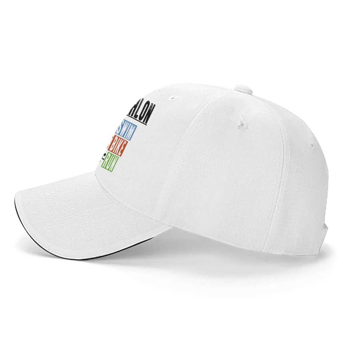 Solid color dad hat triathlon mens hat sun hat baseball hat W241225