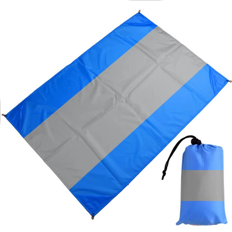 Outdoor lightweight portable camping beach mat waterproof pocket oxford picnic blanket