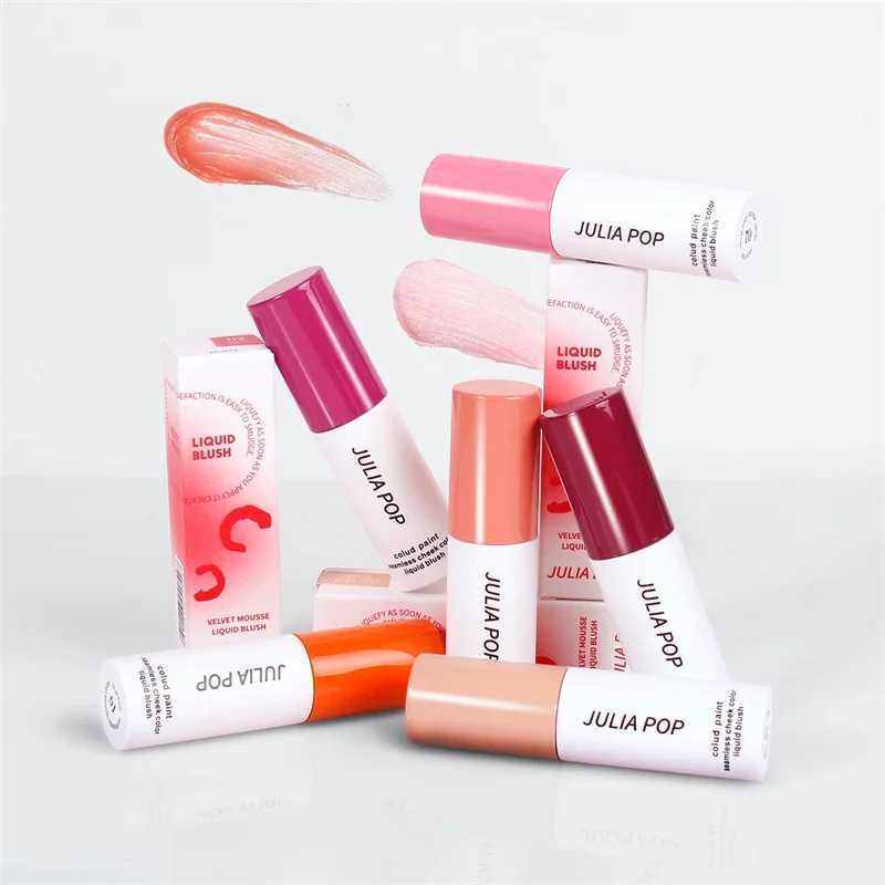 6 Colors Liquid B Velvet Matte Ber Natural Orange Peach B Face Pigment Long Lasting Cheek Tint Make Up MaquiagemXJ241225