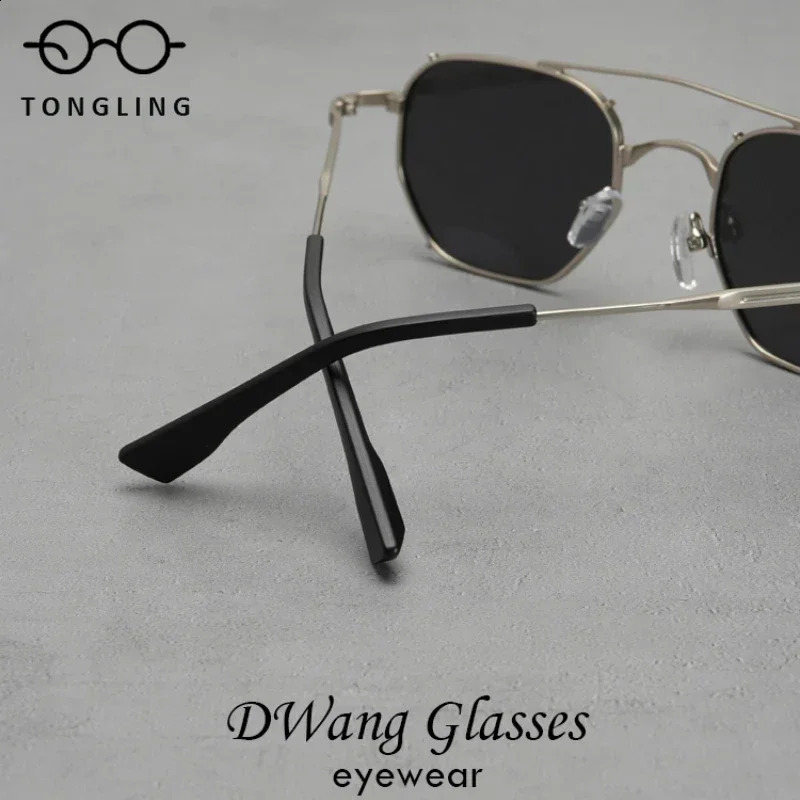 Men Steam Metal Fine Edge Polarized Sunglasses Fashion Personality Retro Women Futuristic Car Driving Travel UV400 Sun Glasses 241224