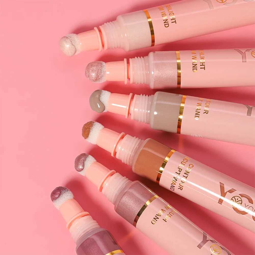 Liquid Air Cushion B Glitter Delicate Rendering Natural Fit Cheek Rouge Cream Long Wear Highlight Shadow Contouring StickXJ241225