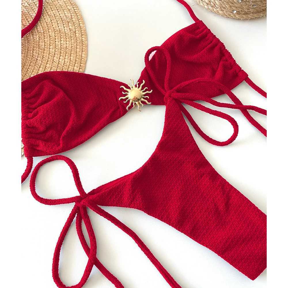 Mini bikini push up womens swimsuit 2025 sexy swimsuit Brazilian bikini set thong Biquini swimsuit summer beachwearW241225