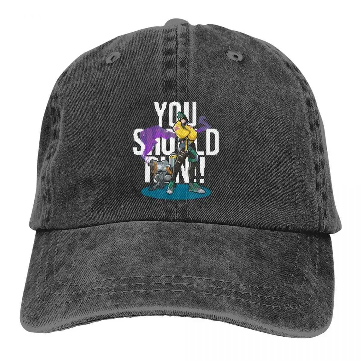 Valorant Agents Game Multi Color Hat Pea Mens Cowboy Hat Killjoy Pixel Art Baseball Hat Visor Protect Hat W241225