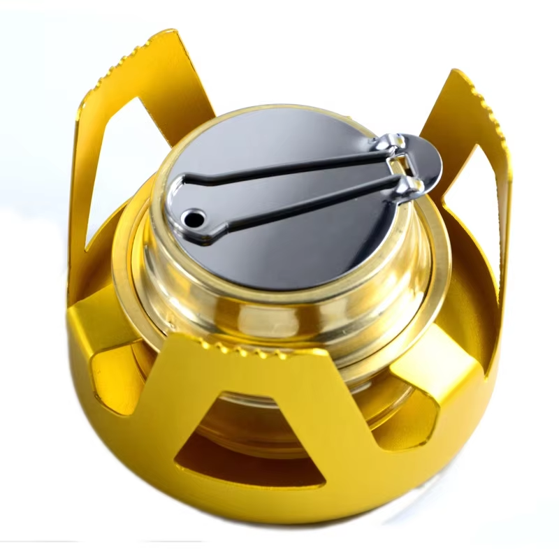 Outdoor alloy alcohol camping stove folding mini stove