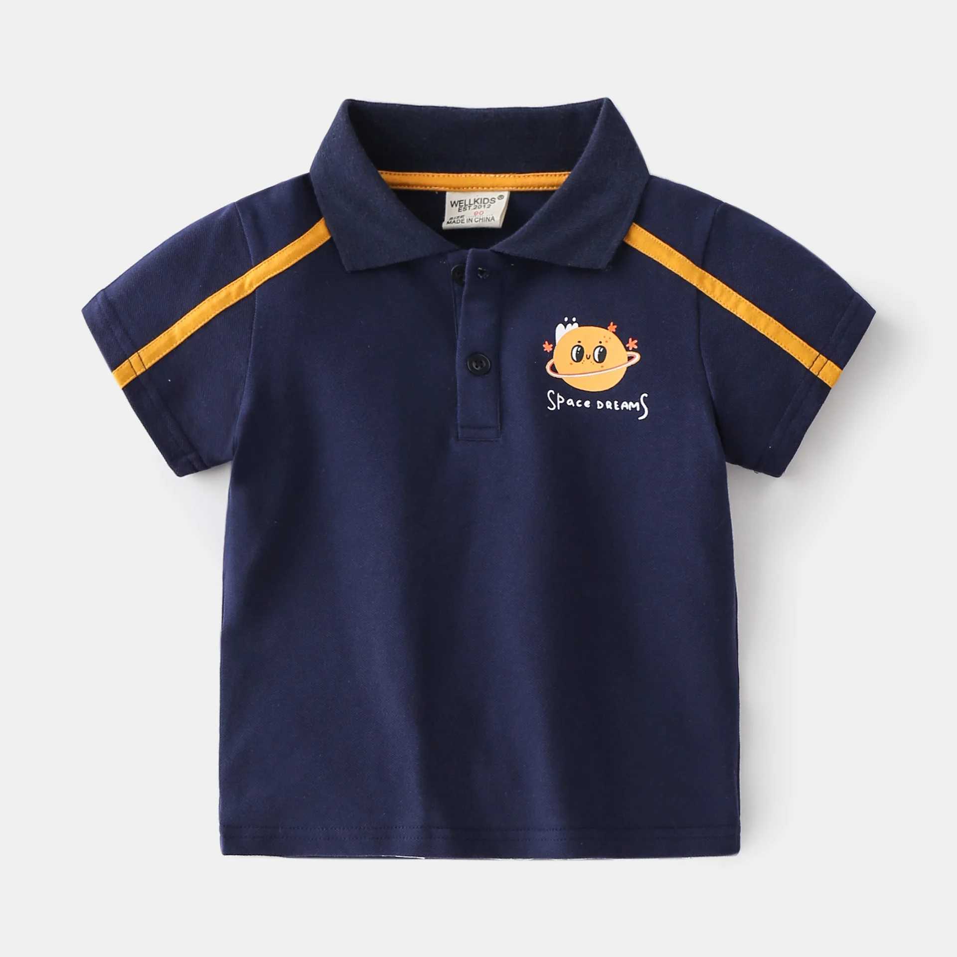Boys Polo Shirt Short Sleeve Summer Children Tops Wear Kids Tees Soft Boys Shirts CostumesXJ241225
