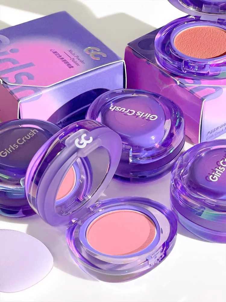 GirlsCrush Two-color B Palette Double layered Multi-purpose Portable Cute Expanding Brightening Color BXJ241225