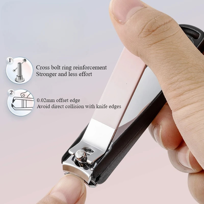Manicure Set 5pcs Multifunction Professional Stainless Steel Pedicure Sets Nail Clipper Portable Case with Mirror Nail Art Tool 241225