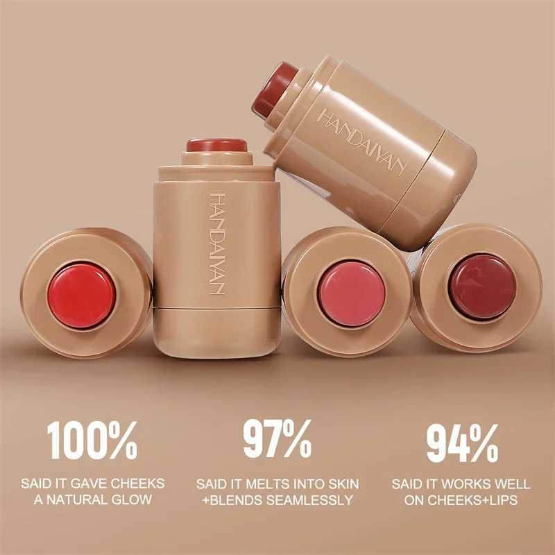 B Stick Lasting Brightens Facial Cheek Stick 3-in-1 Moisturizing Flash Lip Gloss Makeup Lip Gloss Face Rouge CosmeticsXJ241225