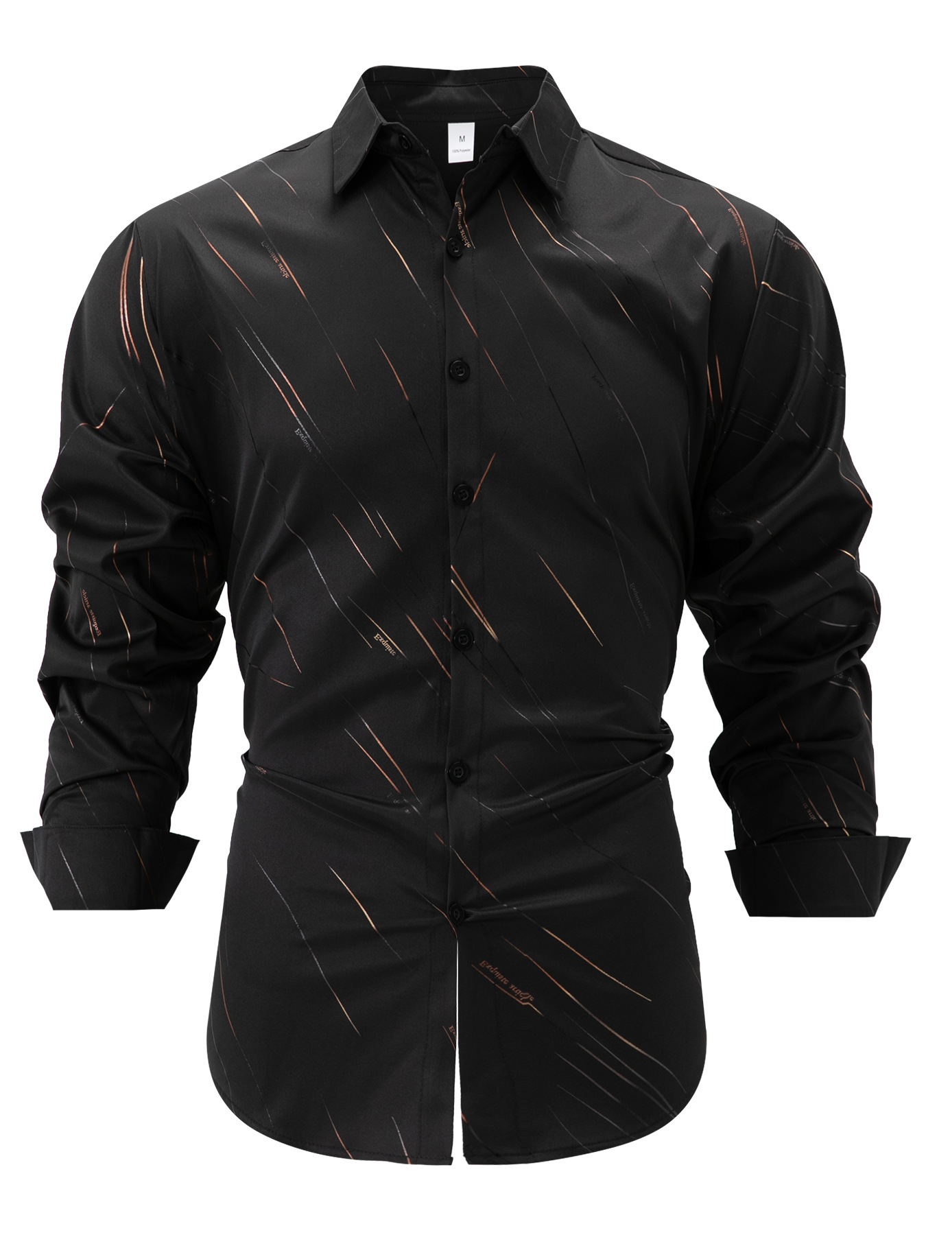 High Quality Shirt for Men Cotton Long Sleeve Casual Shirts Fashion Luxury Social Business Dress Shirts New Color Contrast Lapel Button Blouses And Sh