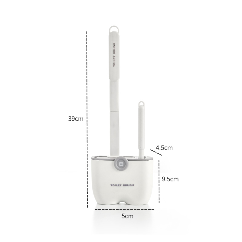 Ergonomic Comfort Grip Toilet Brush Set - Easy-to-Use & Effective Hygiene Tool