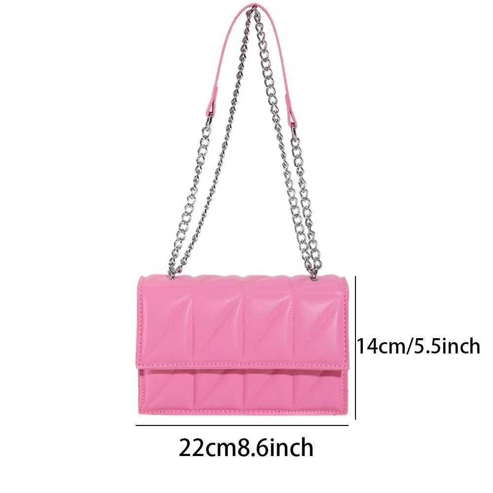 Fi Trend Crossbody Single Bag The New Small Bag 2023 New Tide Korean Versi Of The Foreign-style Chain Small Square BagXJ241225