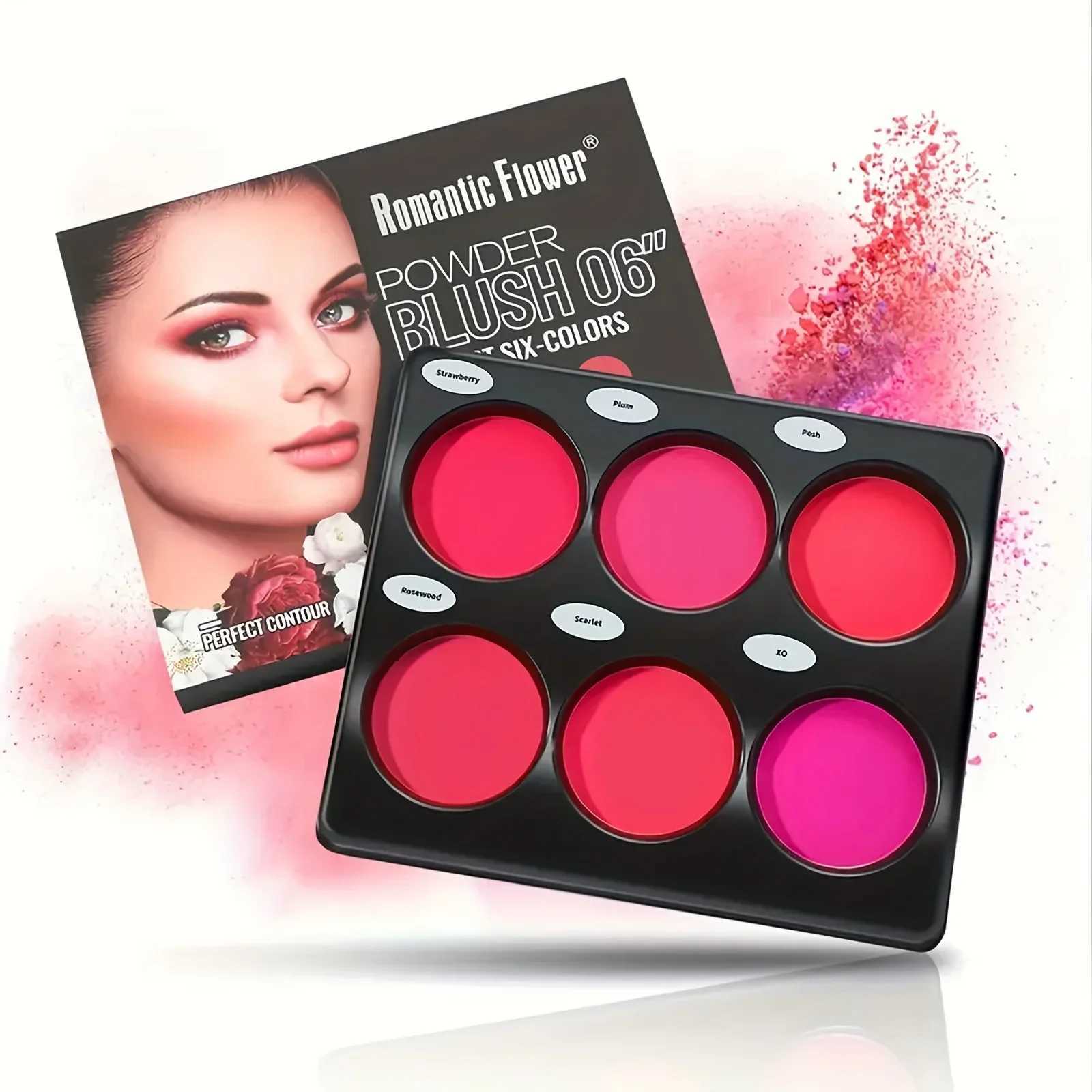 6-color b palette natural-toned eye shadow palette matte b palette Light breathable suitable for cheek and eXJ241225
