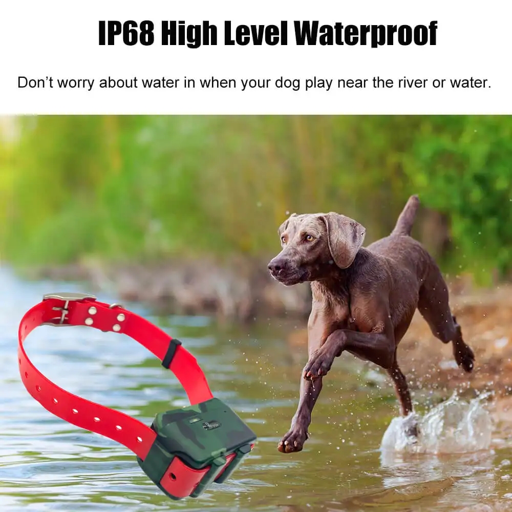 4G Hunting Dog GPS Collar Waterproof 4000mAH Capacity Animal Tracking Pet Locator Free APP With Shock/Beep/Light Function
