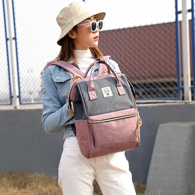 Korean Fashion Women Oxford Backpack Female College Student Campus Japanese School Bag Girls Large Capacity Outdoor Rucksack 241225