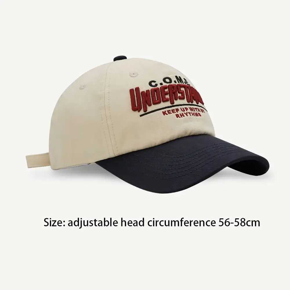 Small face baseball cap INS style letter embroidery sun protection hip-hop hat pea hat for teenagers W241225