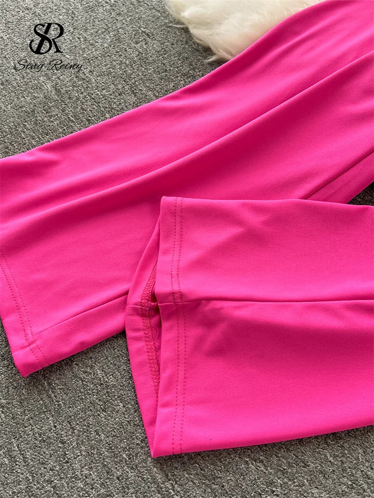 SINGREINY Off the Shoulder Sexy Jumpsuits 3D Floral Zipper Slim Rompers Fashion Solid Wide Legs Long Playsuits 241224