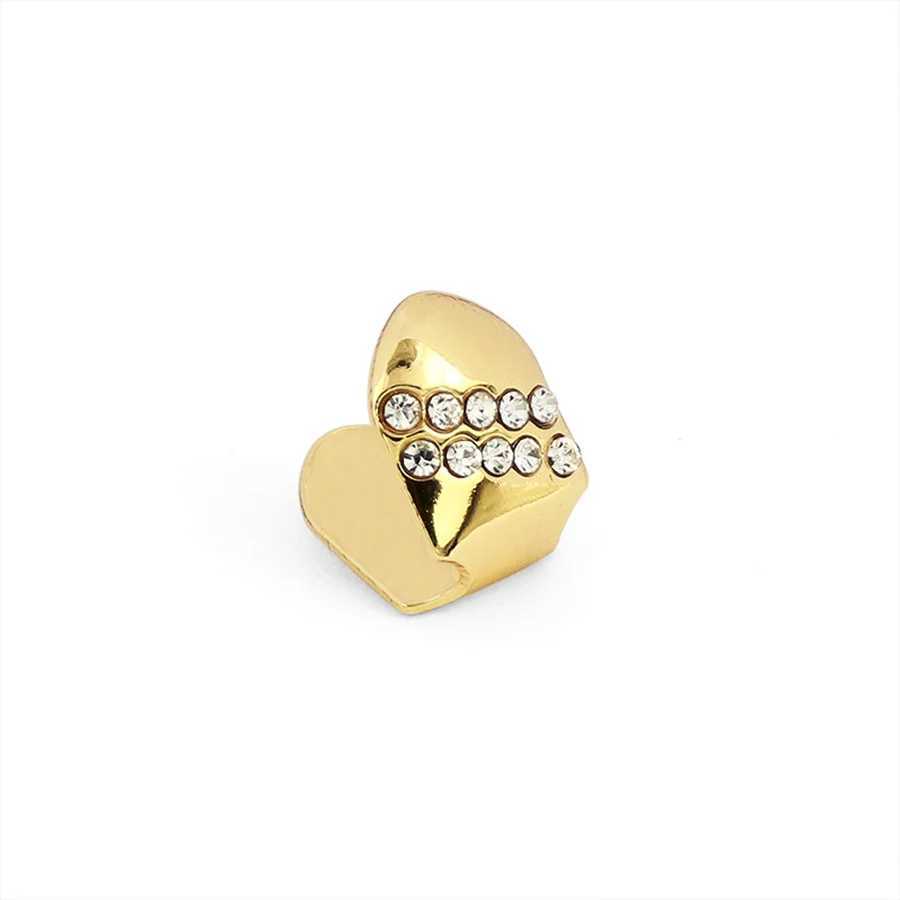 HipHop Teeth Grillz Cs Top Bottom Set Dental Grill Mouth Punk Vampire Halloween Cosplay Party Tooth Rper Funny Jewelry GiftsXJ241225