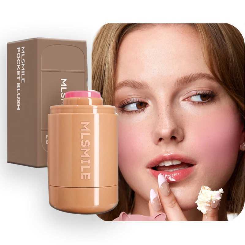 6 colors b stick contour natural and long-lasting matte rouge powder b cream lipstick cheek easy to apply color makeupXJ241225