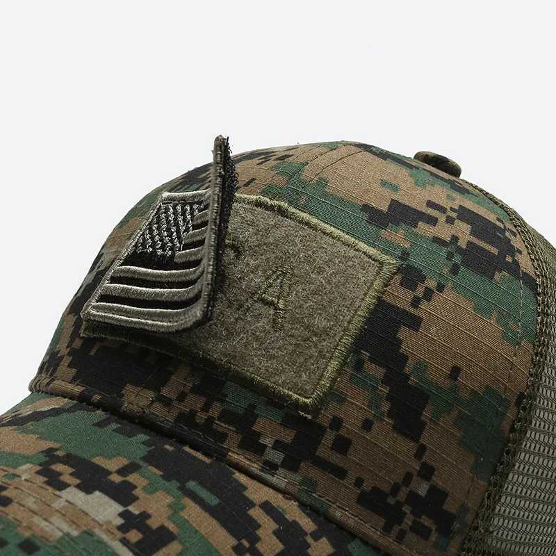 Mens Camouflage Baseball Hat Mens Outdoor Breathable Mountain Foot Cap Adjustable Fashion Hat W241225