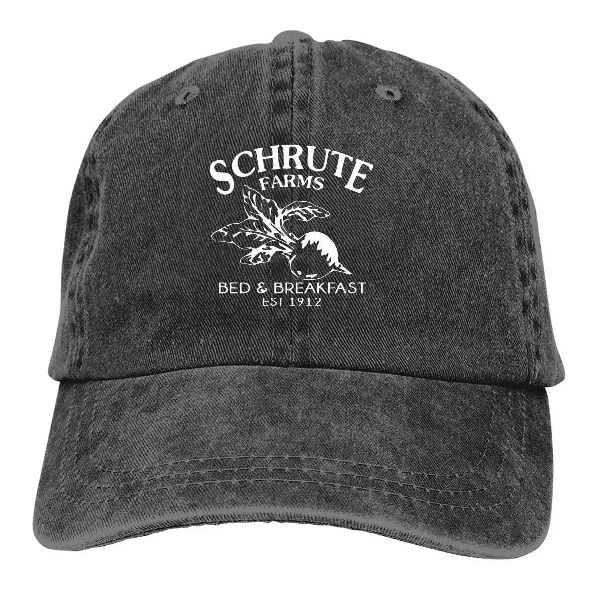 Schrute Farms Bed and Breakfast Baseball Hat Peaked Cap Office Sunshade Cowboy Hat Men Truck Driver Dad Hat W241225
