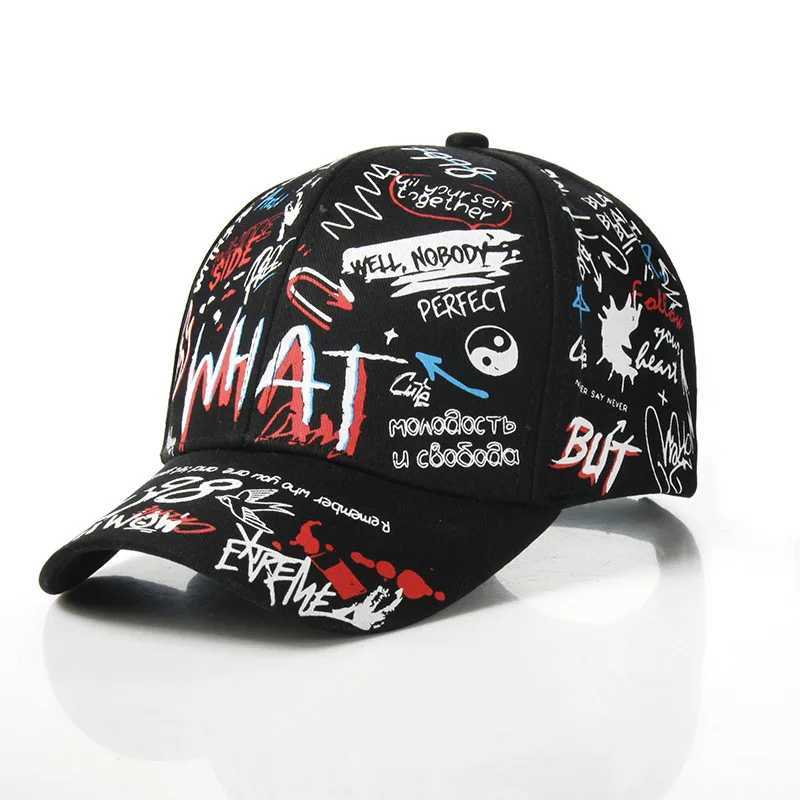 4-8 year childrens snapshot hat personalized street dance sun hat fashionable childrens graffiti baseball hat for boys and girls W241225