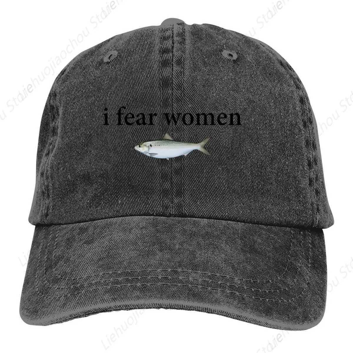 Im afraid of female Casquette Peaked Cap fish. Interesting sun shading cotton hat W241225
