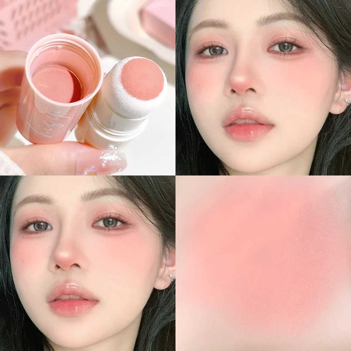 Velvet Pink B Stick - natural matte finish waterproof for lips and cheeks portable makeupXJ241225