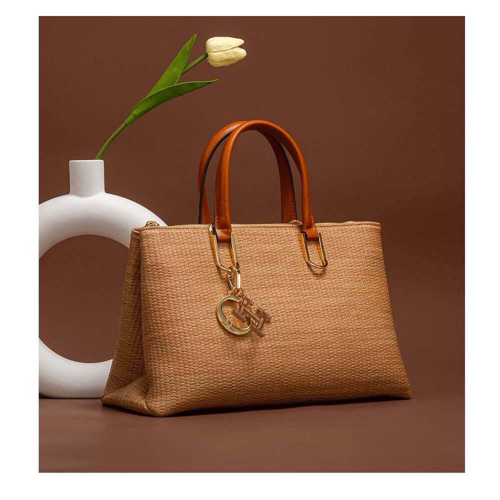 Women's Bags Handbag Classic Retro New Single Solid Color Large Capacity Commuter And Office Women's Handheld Shoulder Bag