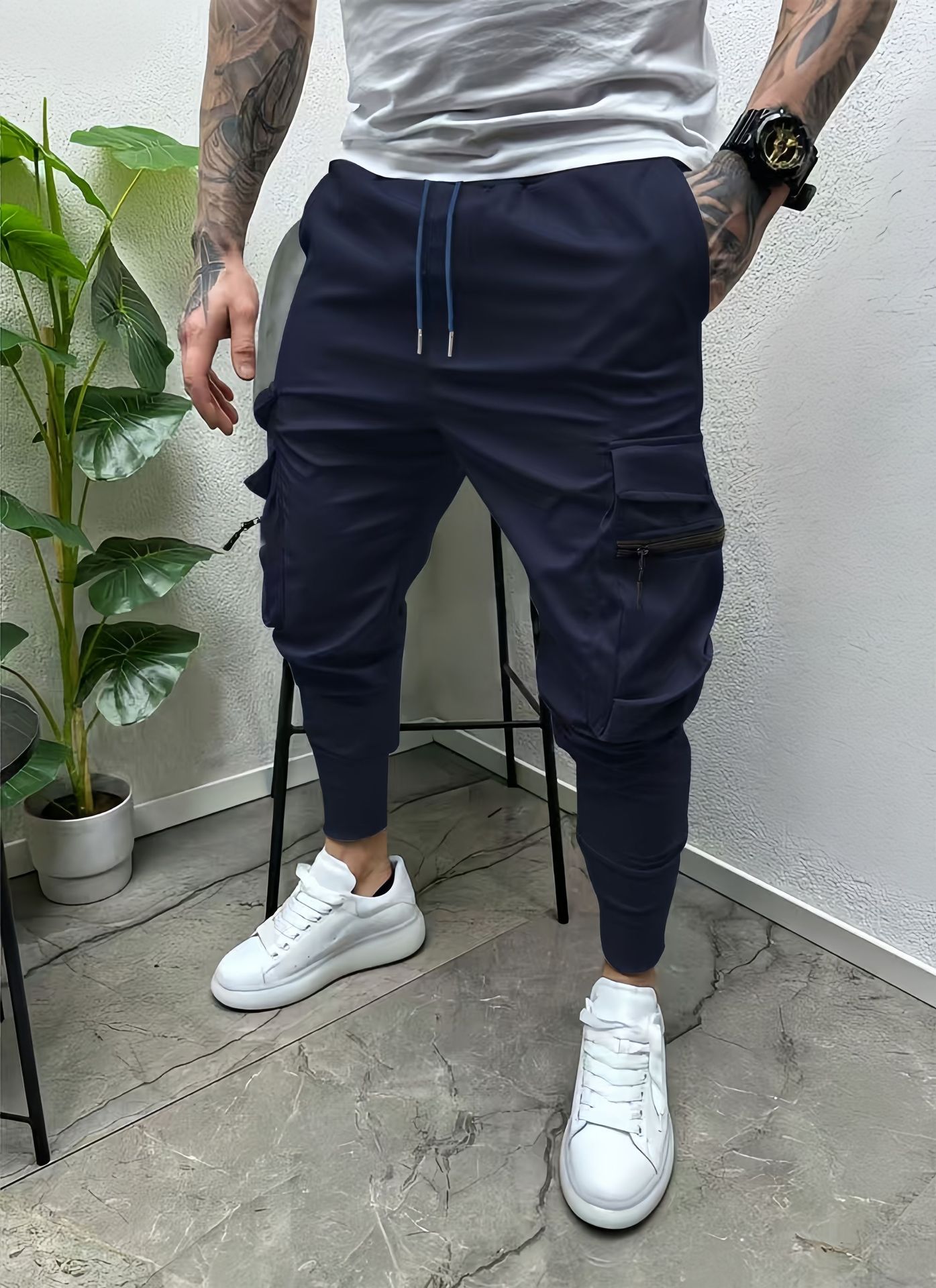 New Mens Casual Fashion Pants Sportswear Loose Male Trousers Gyms Tracksuits Bottoms Hip Hop Streetwear Joggers Sweatpants Luxury dhgate
