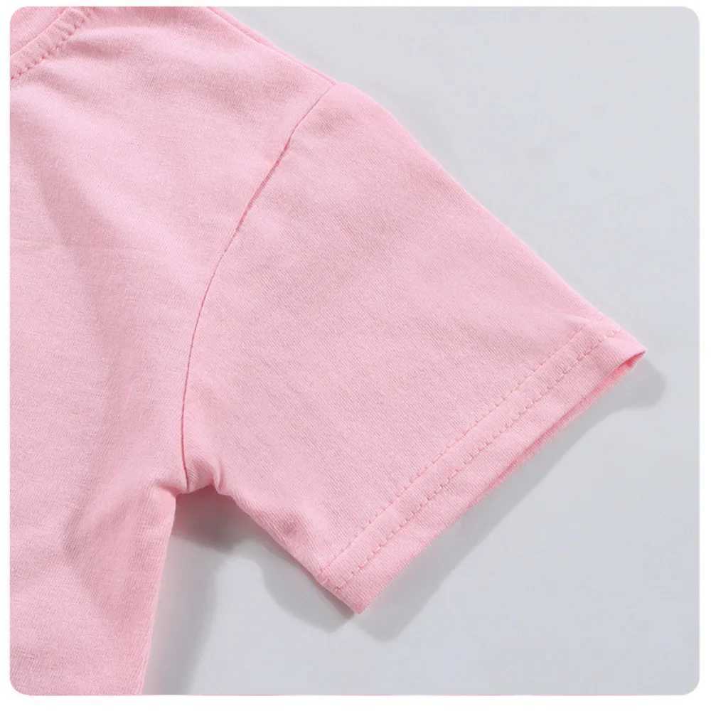 Clothing Sets Summer Baby Girls Clothes Set Casual Children Girls Letter Short Sleeve Tshirts and Shorts Suits Kid Top Bottom Outfits HomewearY2412257