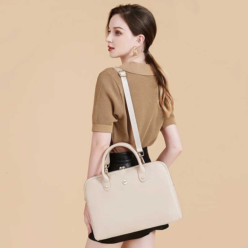 Fashion laptop bag Waterproof office Slim Notebook messenger Briefcase tote laptop bags for Women 241225