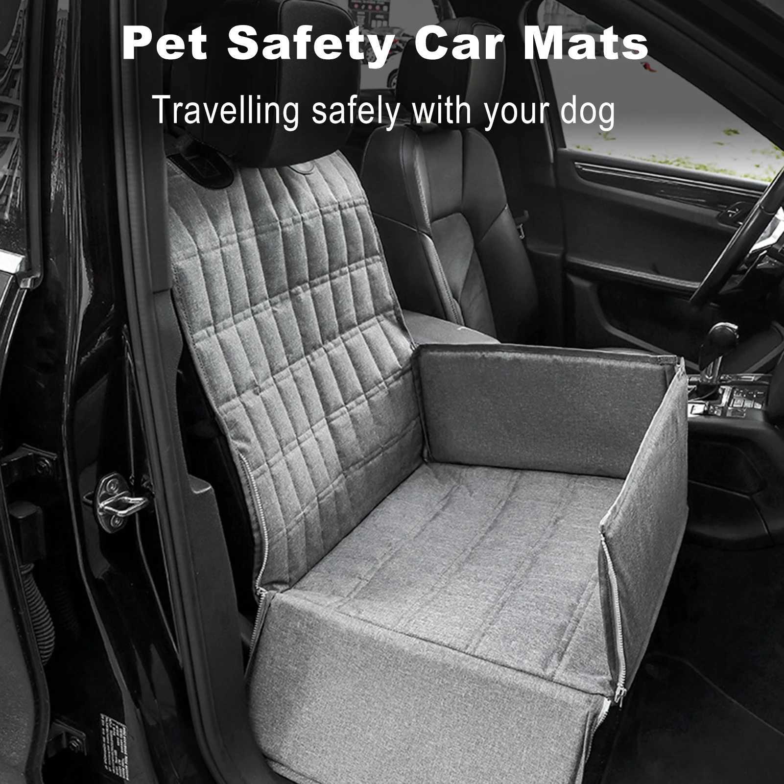 Dog Car Seat Covers Dog Car Seat Cover Pet Travel Carrier Mattress Waterproof Dog Car Seat Protector With Middle Seat Armrest For Dogs H250211