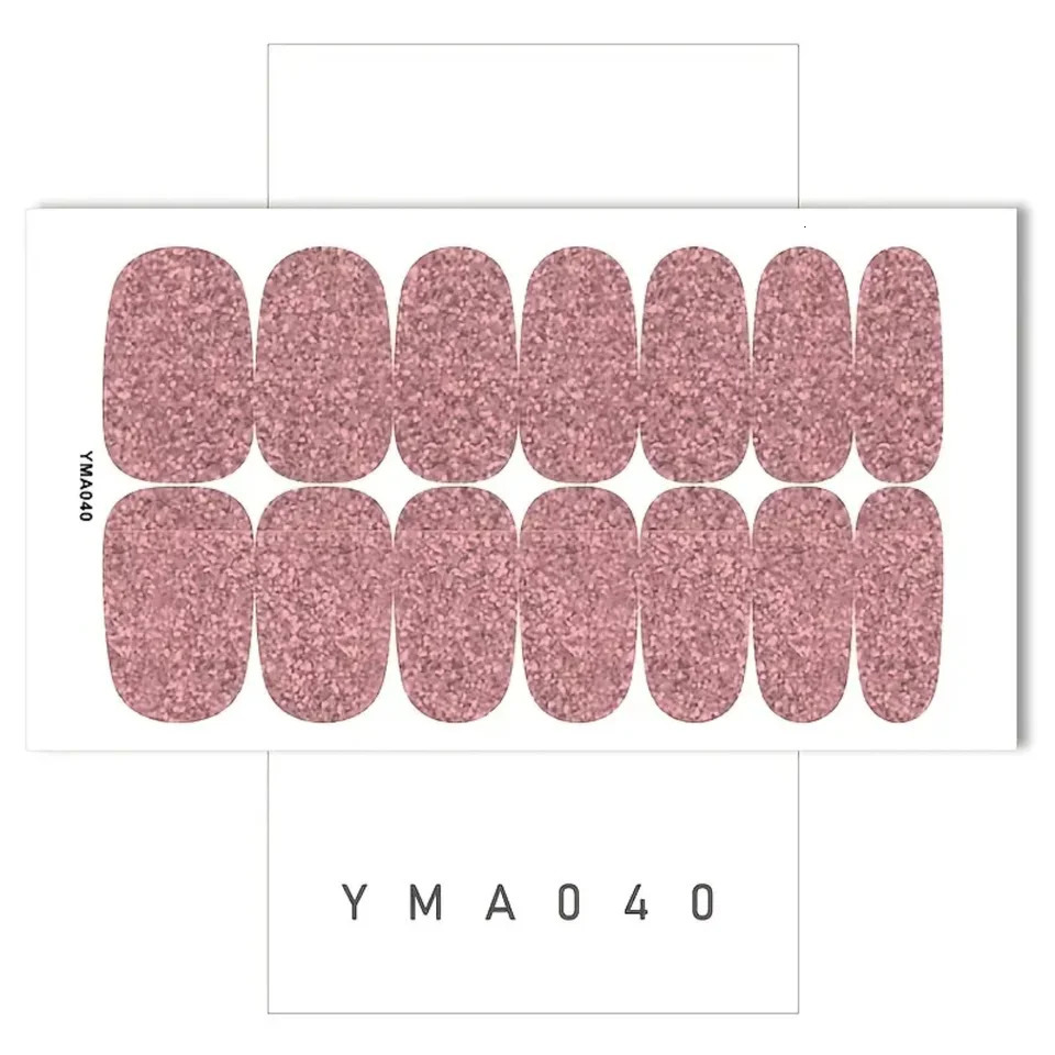 10 Pcs Self-Adhesive Nail Art Stickers - DIY Nail Decals for Manicure - Womens Nail Decorations Accessories 241225