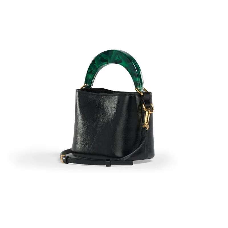 Women's Bags Handbag Tote Top Clutch Soft Cowhide Retro Women's Crossbody High Quality Amber Durable Handle Shoulder Bag