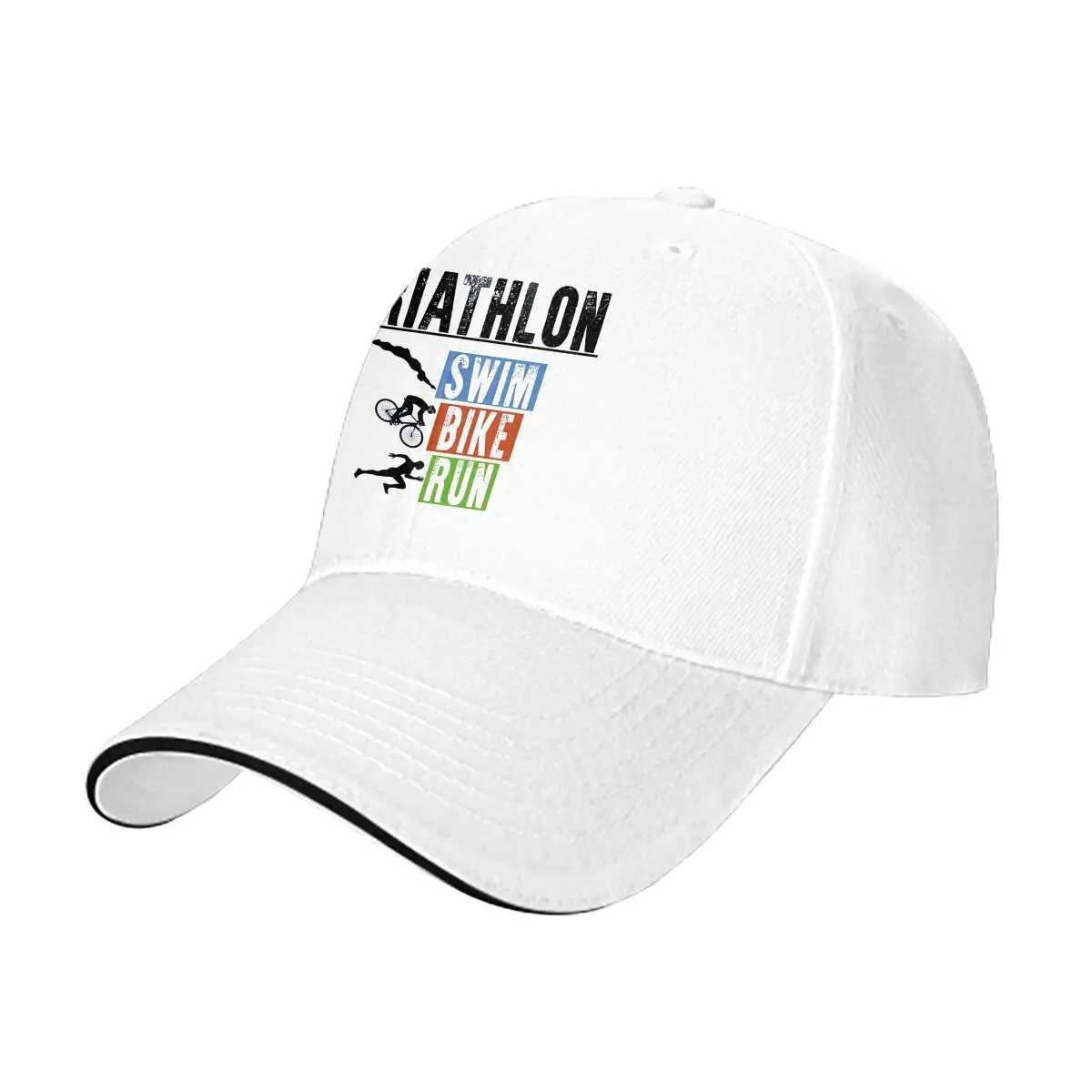 Solid color dad hat triathlon mens hat sun hat baseball hat W241225