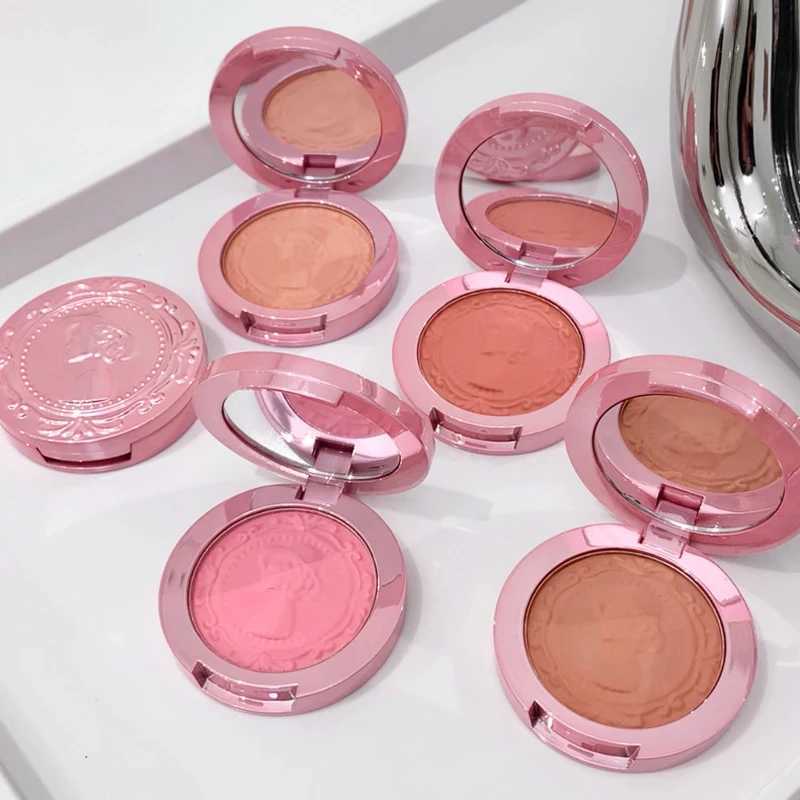 Gegebear Relief Powder Ber Matte Monochrome Natural Makeup Facial Cheek Contour Peach B Palette Powder Makeup CosmeticsXJ241225