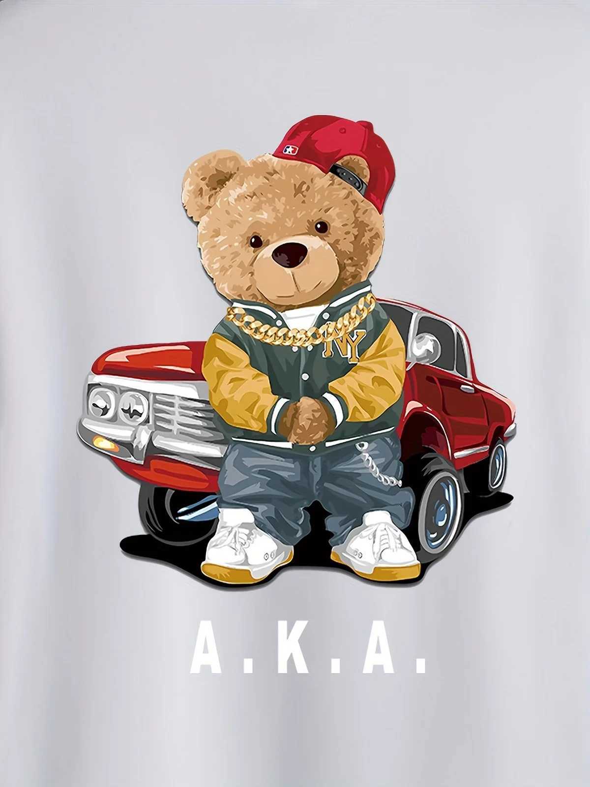 Clothing Sets Summer Baby Clothes Set Children Girls Fashion Bear Short Sleeve Tshirts and Shorts 2pcs Suit Kid Top Buttom Outfit TracksuitsY2412253U3