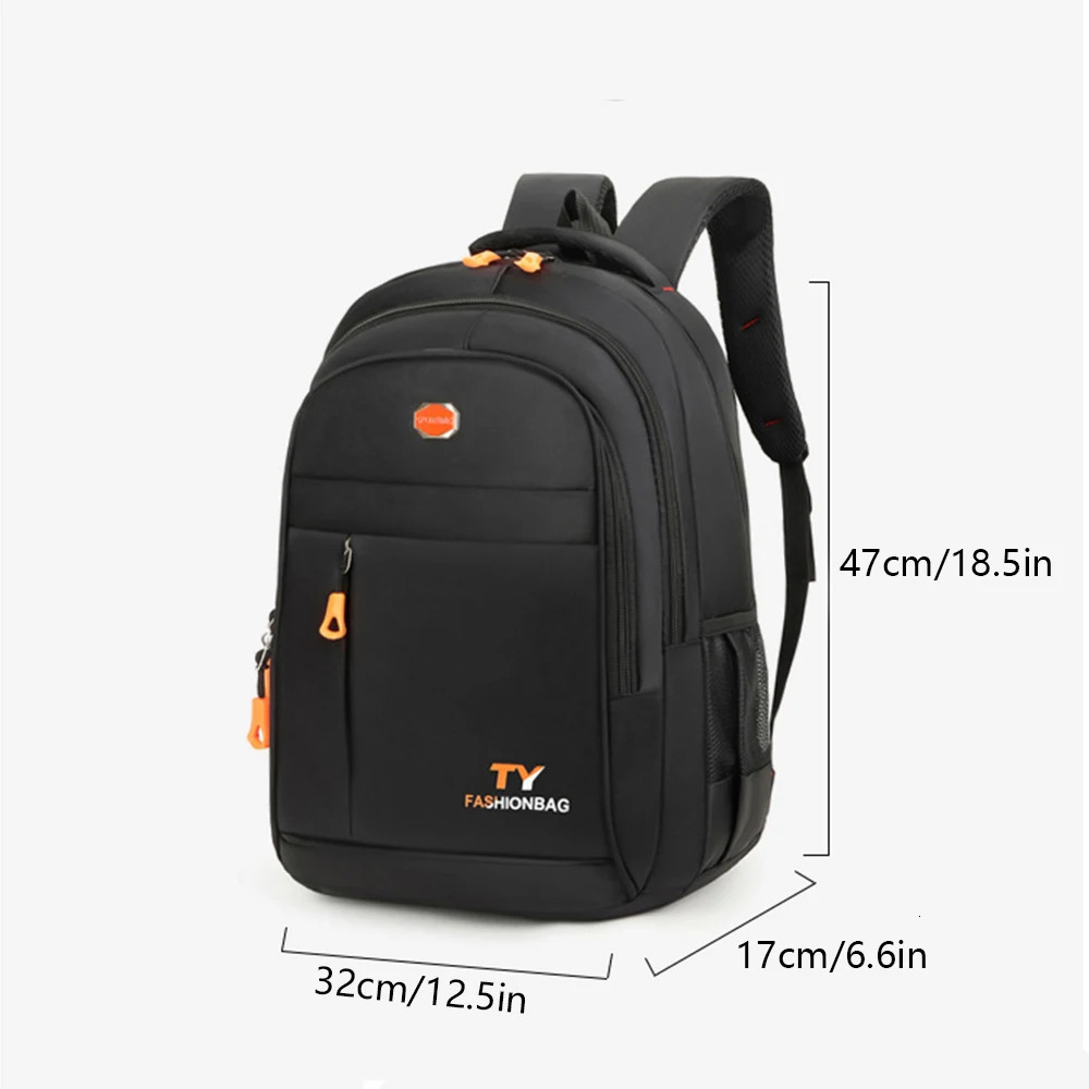 Leisure multi-layer zipper large capacity travel backpack stylish mens and womens backpack business computer backpack-ll 241225
