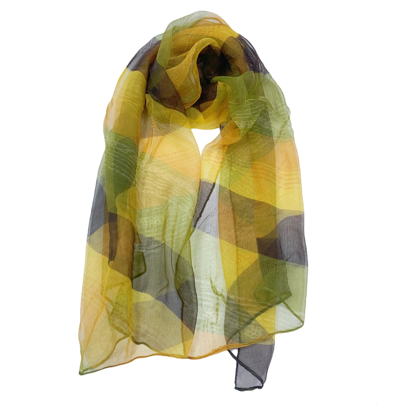 faux pure silk scarf fashion scarves 50Cm*150Cm Neckerchief handkerchiefs for hair woman 241225