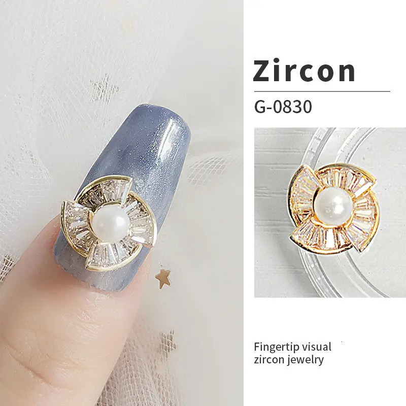 10pcs/lot Snowflake Flower Heart Drop Zircon Crystals Rhinestones Jewelry Nail Art Decorations Nails Accessories Charms Supplies 241225