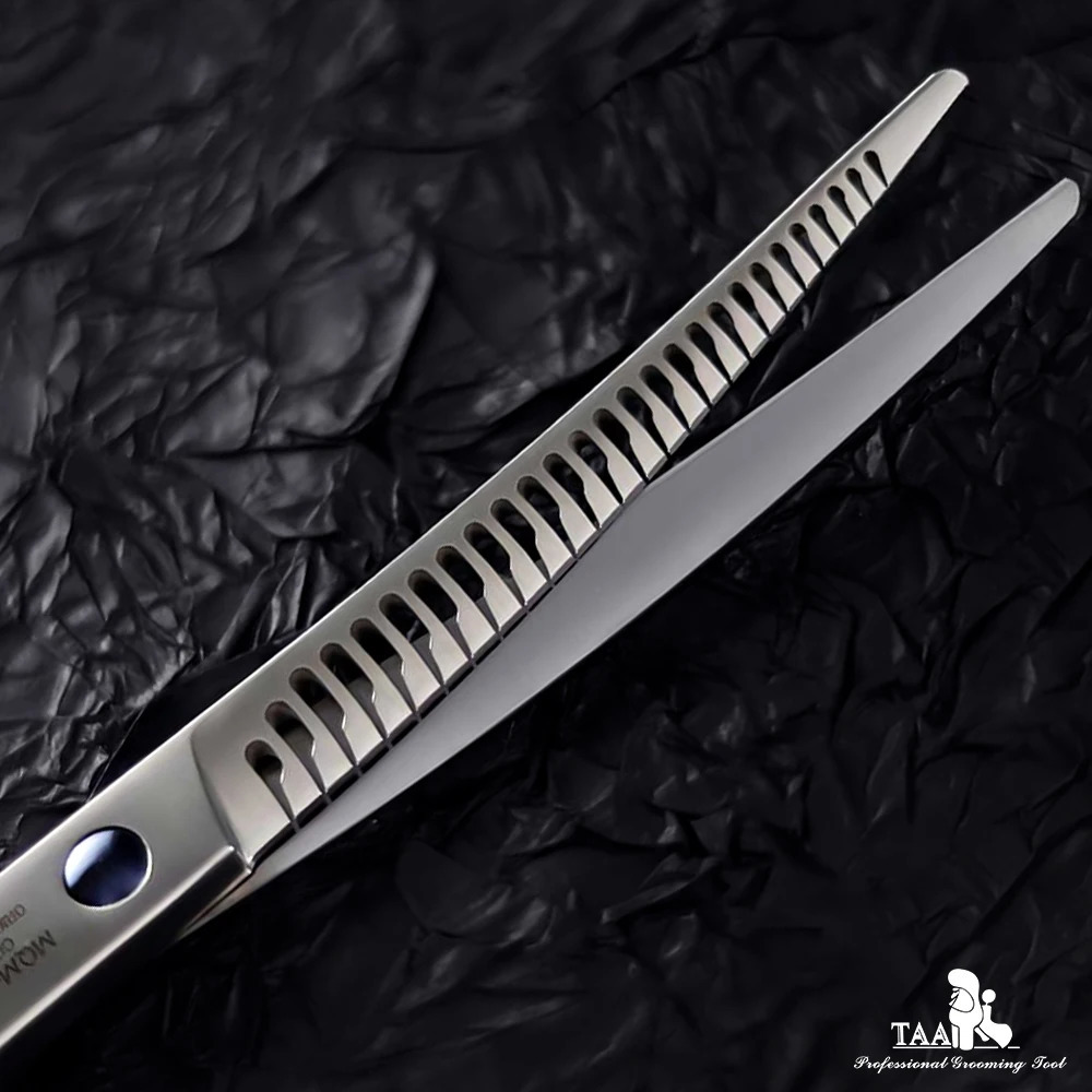 TAA Dog Scissors Pet Grooming Scissors for Dog Original n Magic Shears Straight Curved Professional Handmade 7 Inch Shear 241225